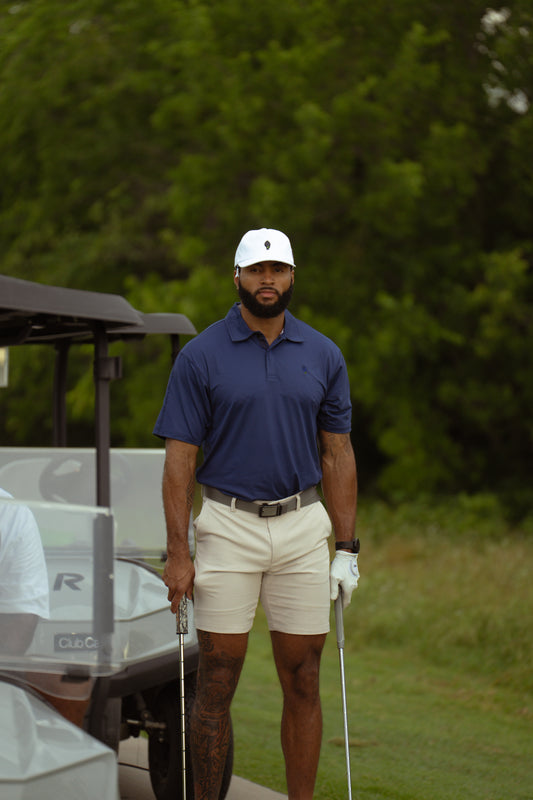 Bluebonnet Performance Golf Polo – Navy