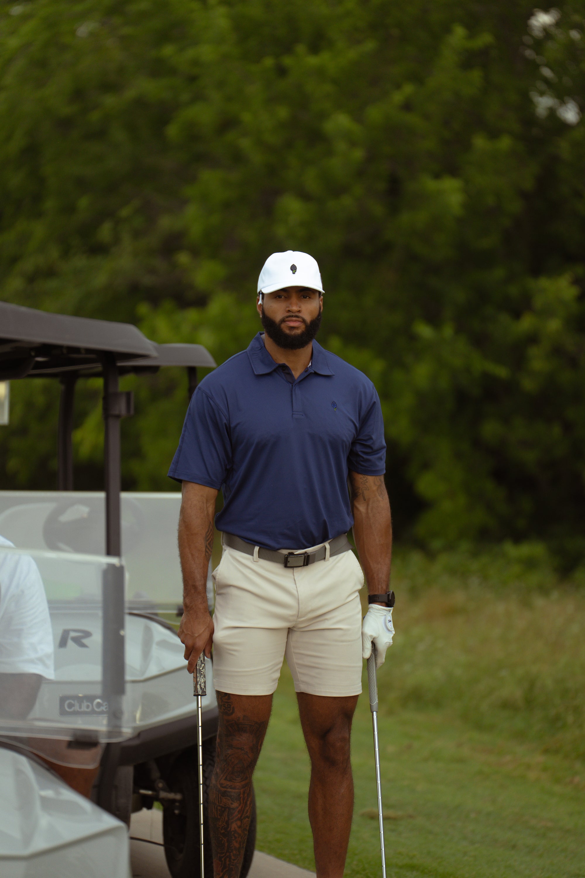 Bluebonnet Performance Golf Polo – Navy