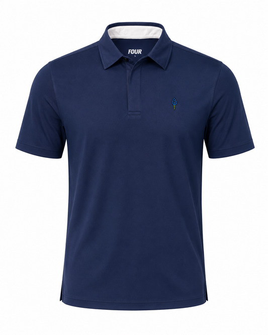 Bluebonnet Performance Golf Polo – Navy